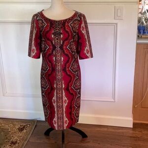 Zipper up dress with Rhinestones